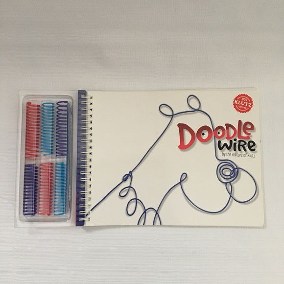 Klutz Lot of 2 Doodlewire and Stamp Art Books Ages 8+ NWT - Picture 4 of 10